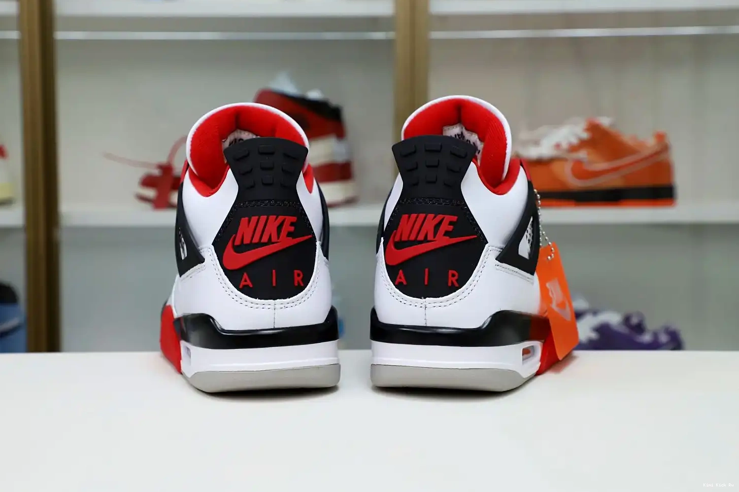 2012 'FIRE RED' AIR Kimikick JORDAN 4 RETRO 0804